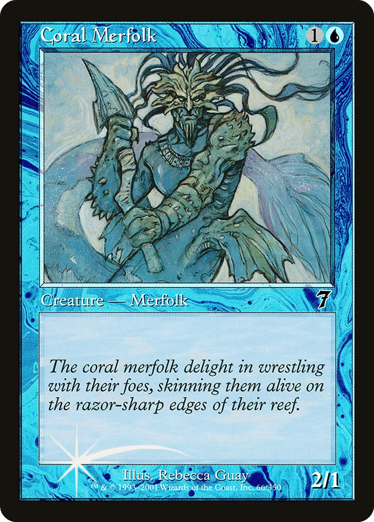 Coral Merfolk · Seventh Edition