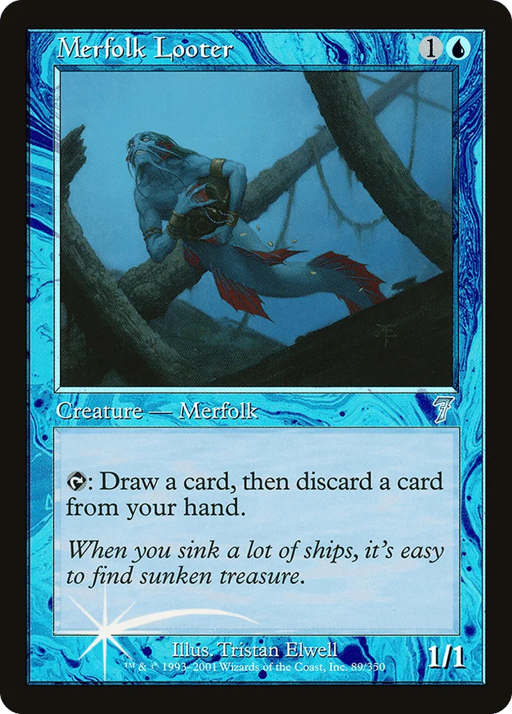 Merfolk Looter · Seventh Edition