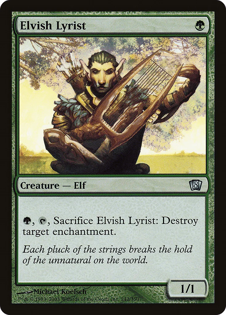 Elvish Lyrist · Eighth Edition