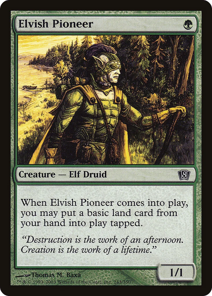 Elvish Pioneer · Eighth Edition