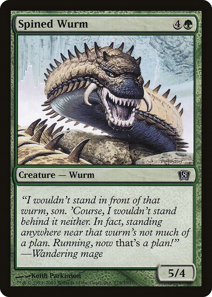 Spined Wurm · Eighth Edition