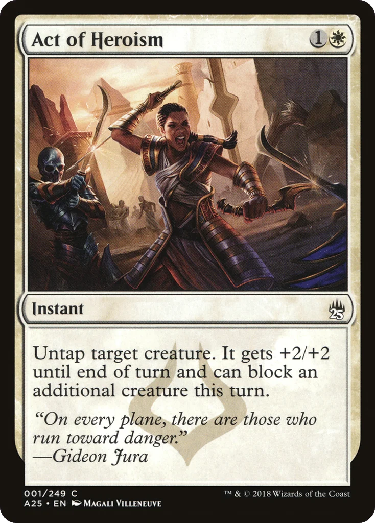 Act of Heroism · Masters 25