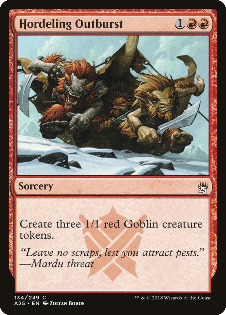 Hordeling Outburst · Masters 25