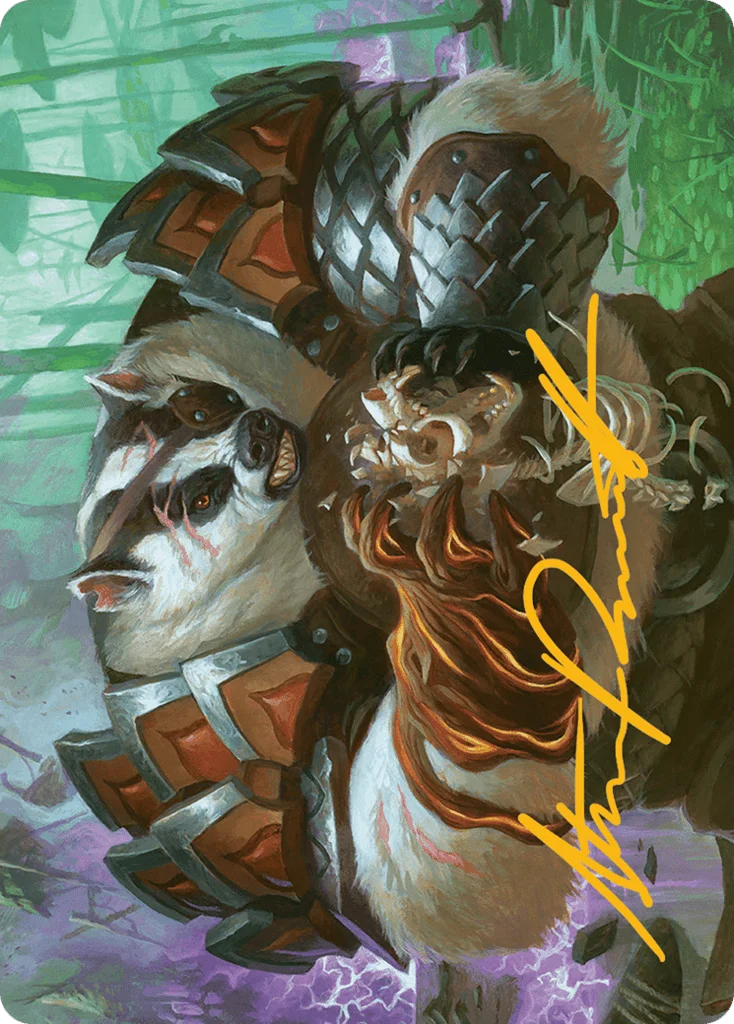 Hugs, Grisly Guardian · Bloomburrow Art Series