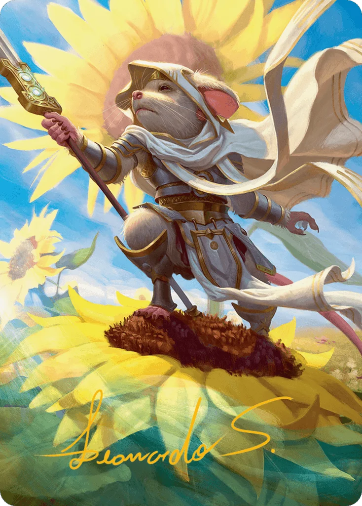 Elspeth, Sun's Champion · Bloomburrow Art Series