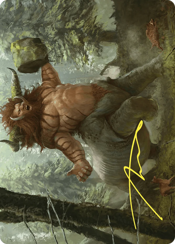 Stonehoof Chieftain · Commander Masters Art Series