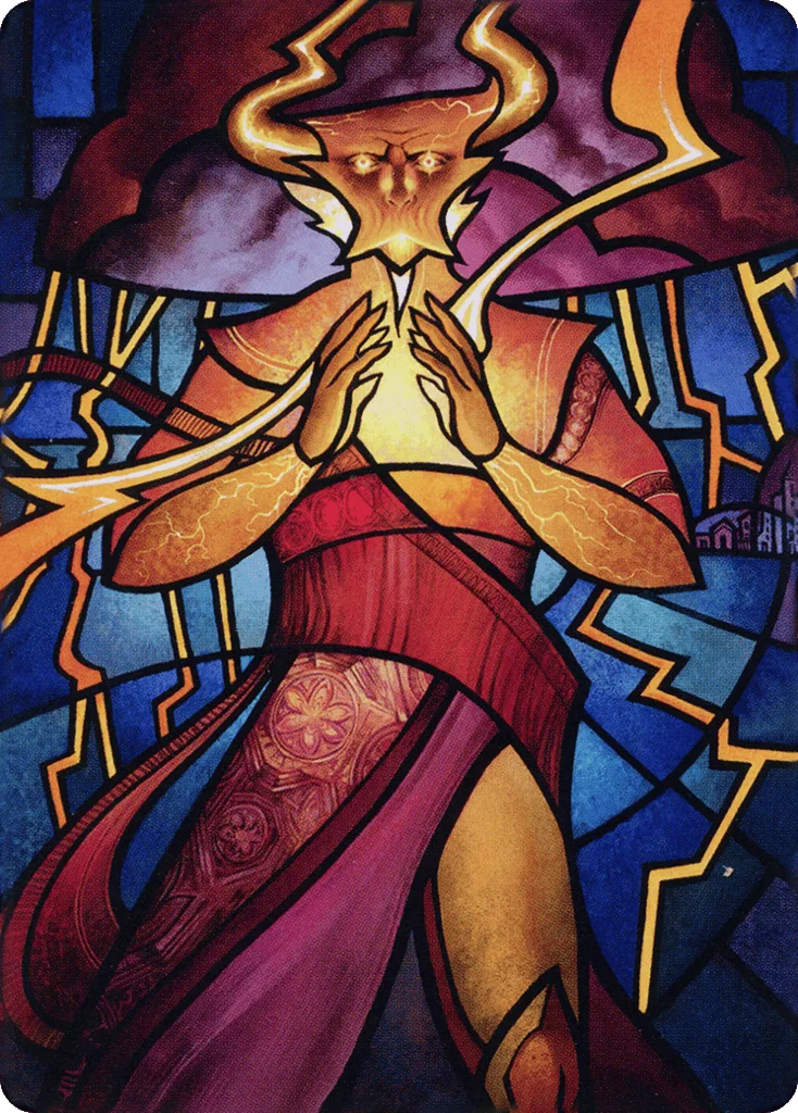 Najal, the Storm Runner · Dominaria United Art Series
