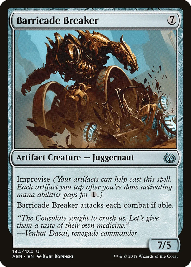 Barricade Breaker · Aether Revolt