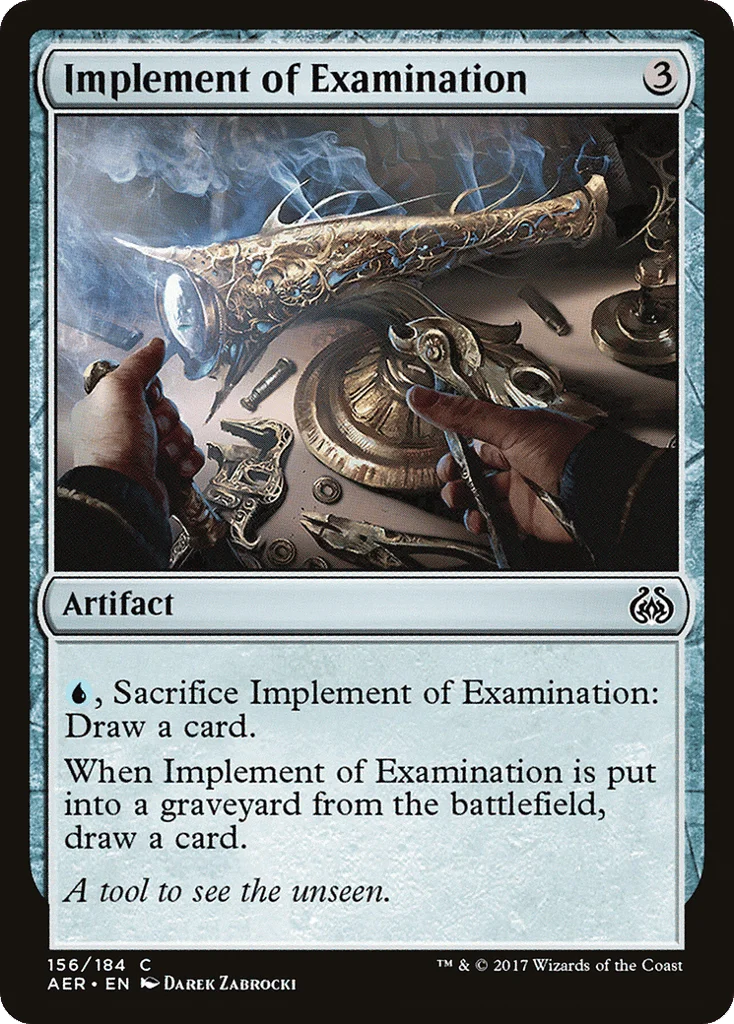 Implement of Examination · Aether Revolt