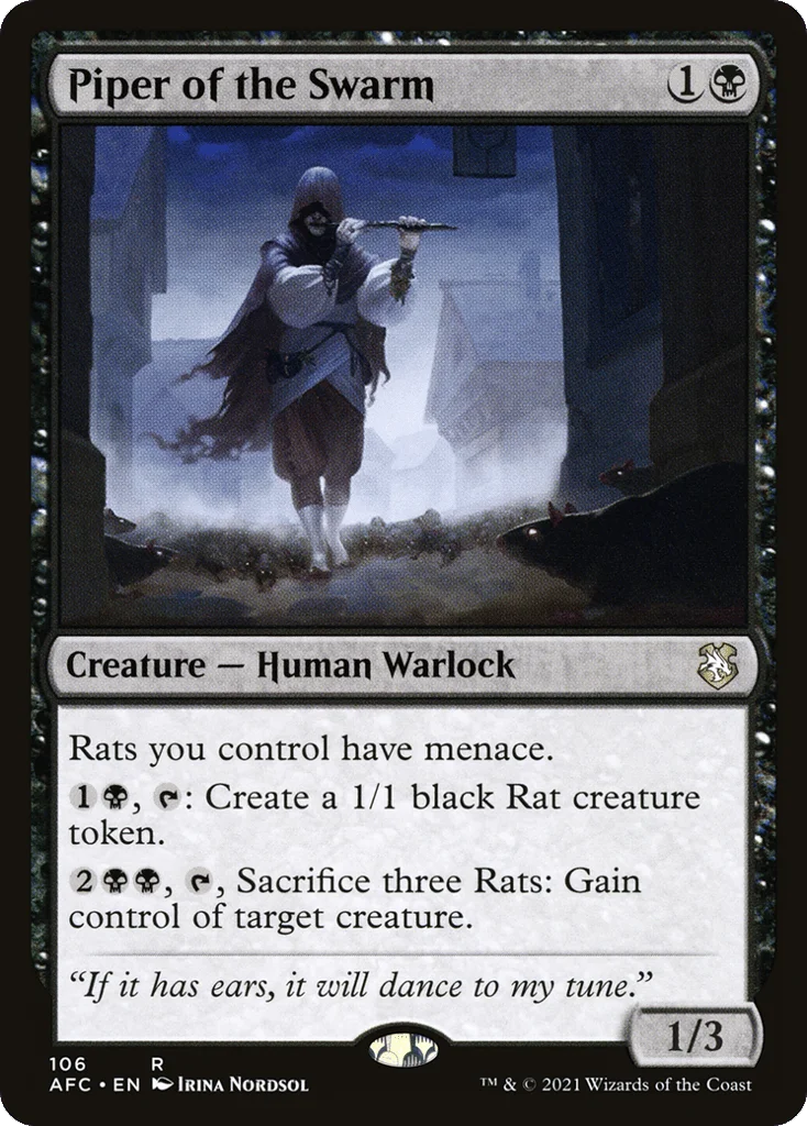 Piper of the Swarm · Forgotten Realms Commander