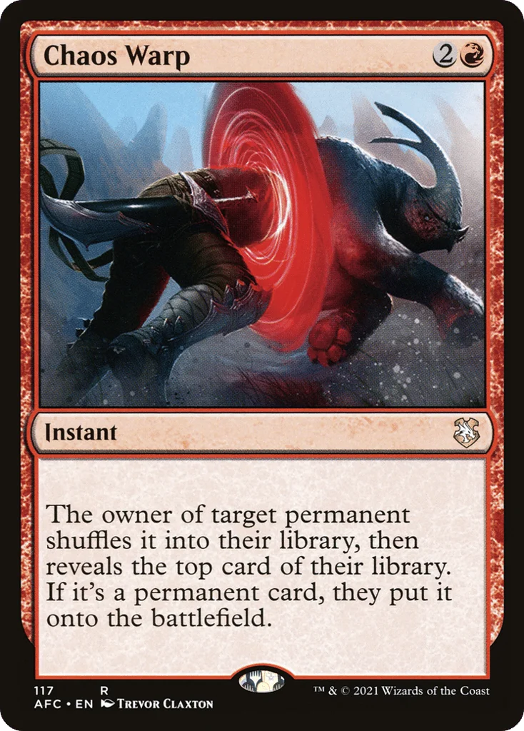 Chaos Warp · Forgotten Realms Commander