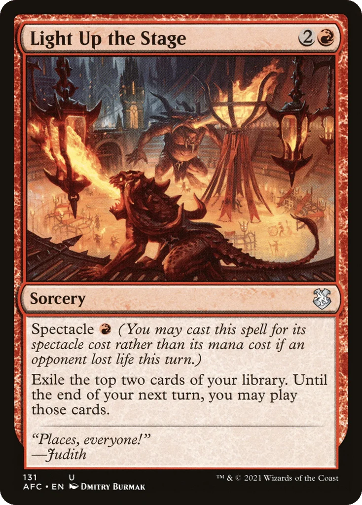 Light Up the Stage · Forgotten Realms Commander