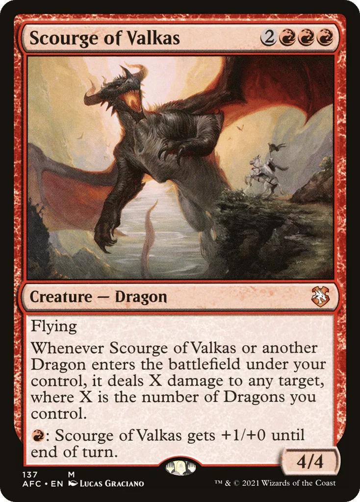 Scourge of Valkas · Forgotten Realms Commander