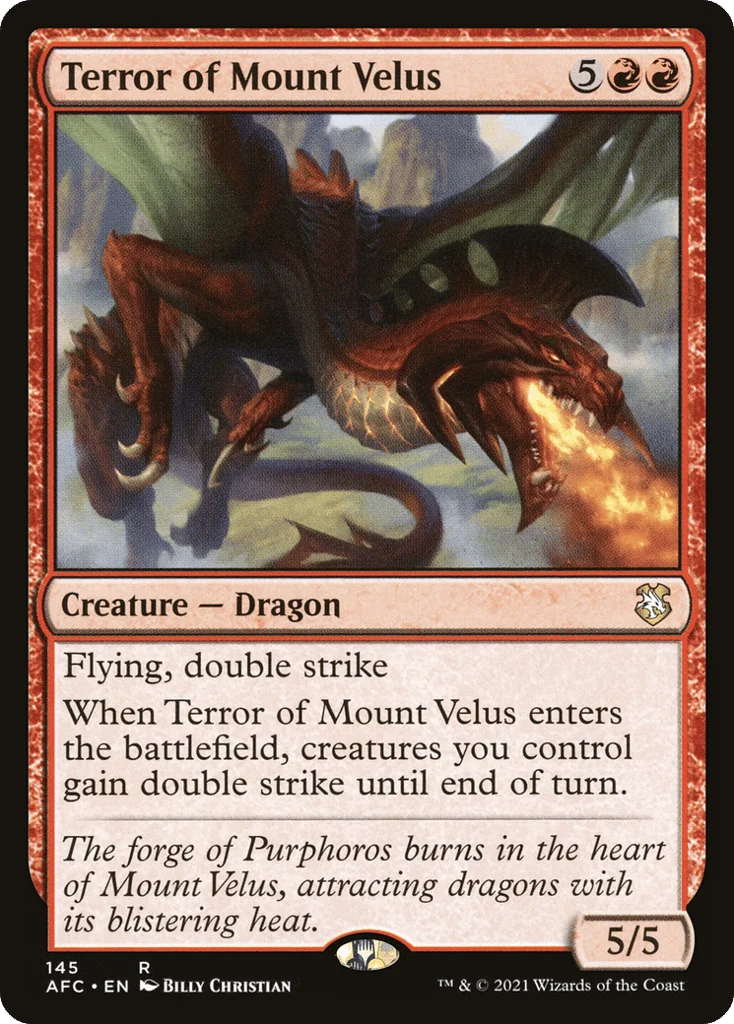 Terror of Mount Velus · Forgotten Realms Commander