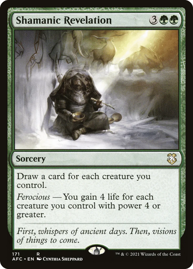 Shamanic Revelation · Forgotten Realms Commander