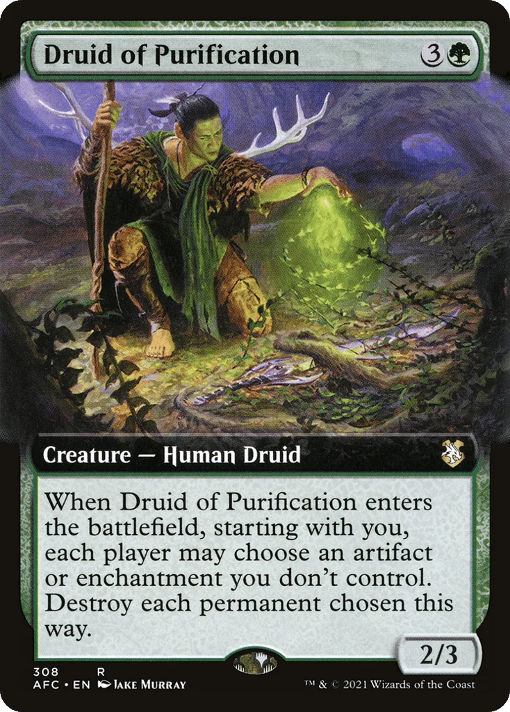 Druid of Purification · Forgotten Realms Commander