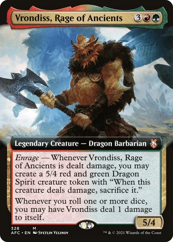 Vrondiss, Rage of Ancients · Forgotten Realms Commander