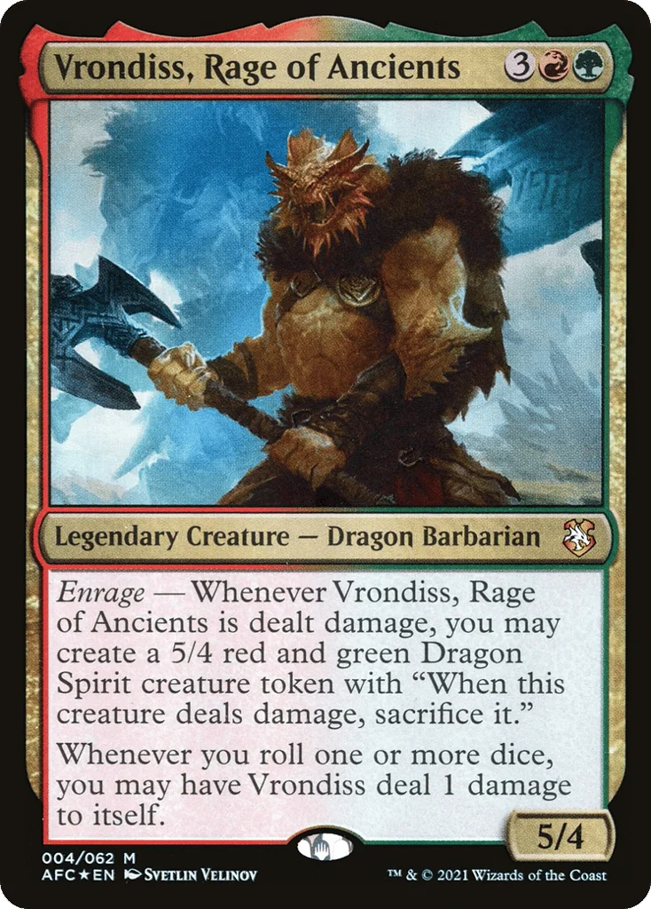 Vrondiss, Rage of Ancients · Forgotten Realms Commander