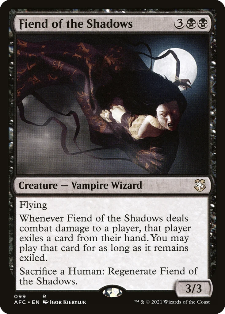 Fiend of the Shadows · Forgotten Realms Commander