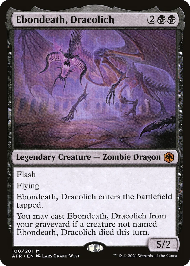 Ebondeath, Dracolich · Adventures in the Forgotten Realms