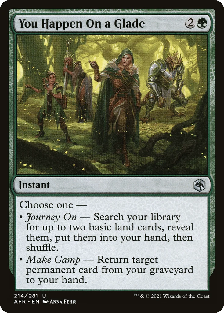 You Happen On a Glade · Adventures in the Forgotten Realms
