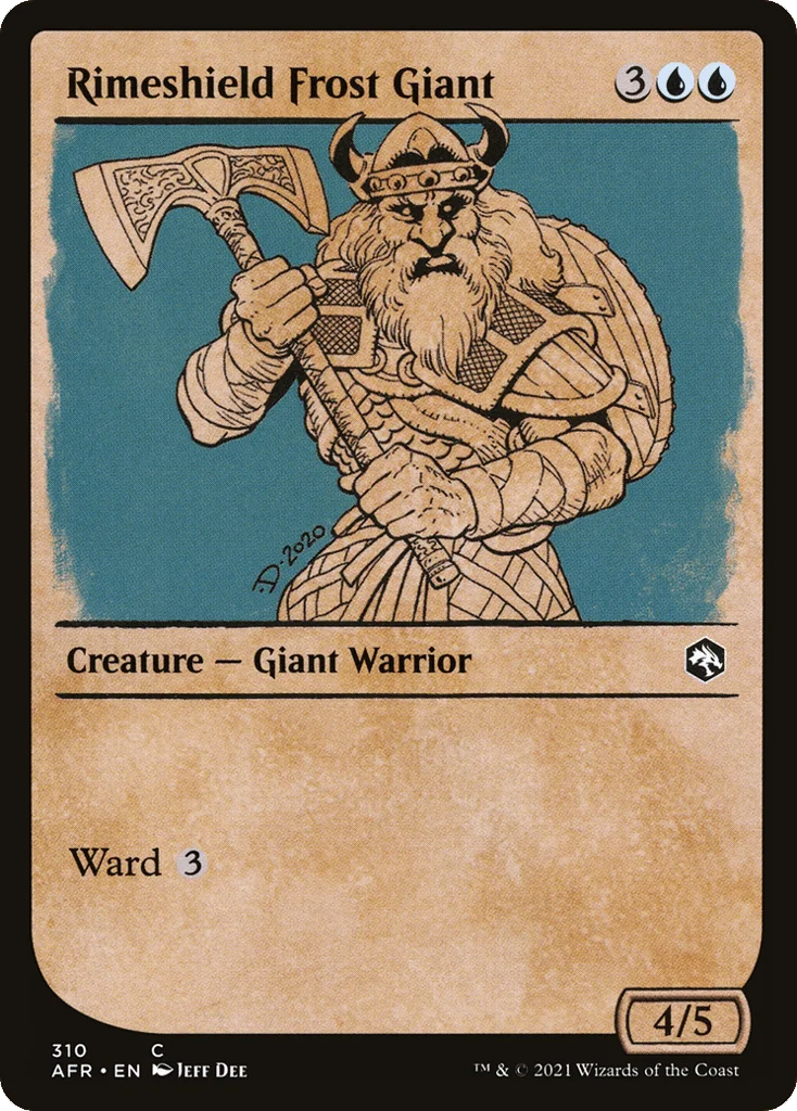 Rimeshield Frost Giant · Adventures in the Forgotten Realms