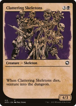 Clattering Skeletons