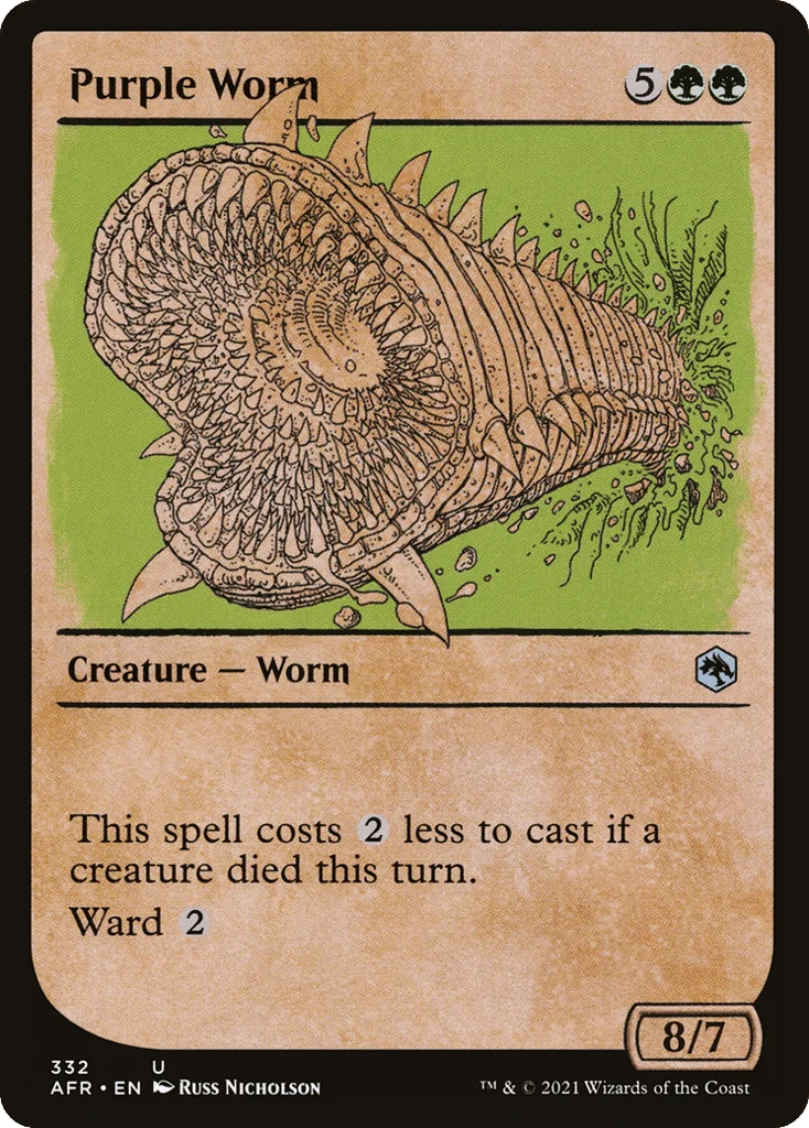 Purple Worm · Adventures in the Forgotten Realms