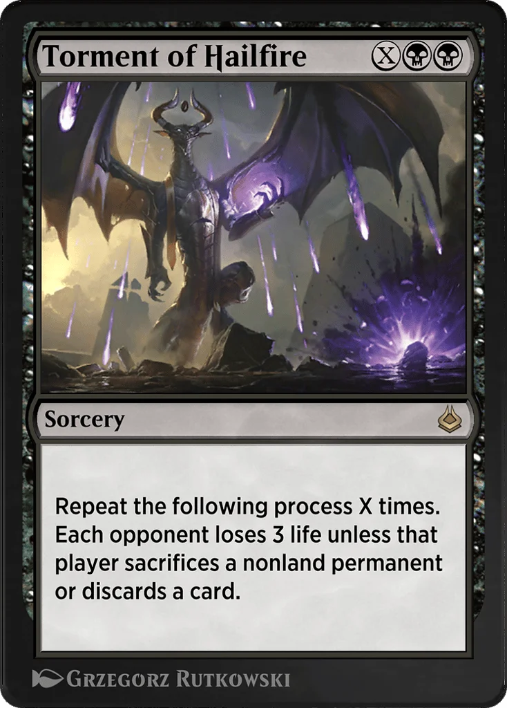 Torment of Hailfire · Amonkhet Remastered