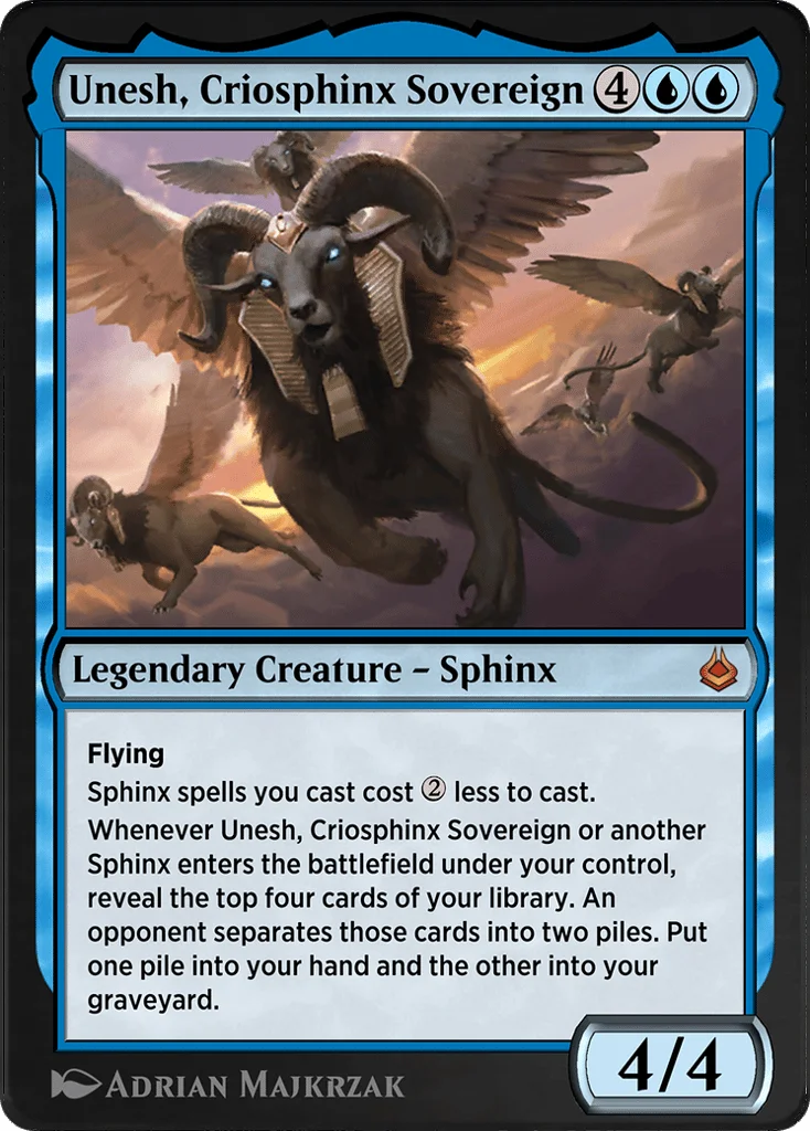 Unesh, Criosphinx Sovereign · Amonkhet Remastered
