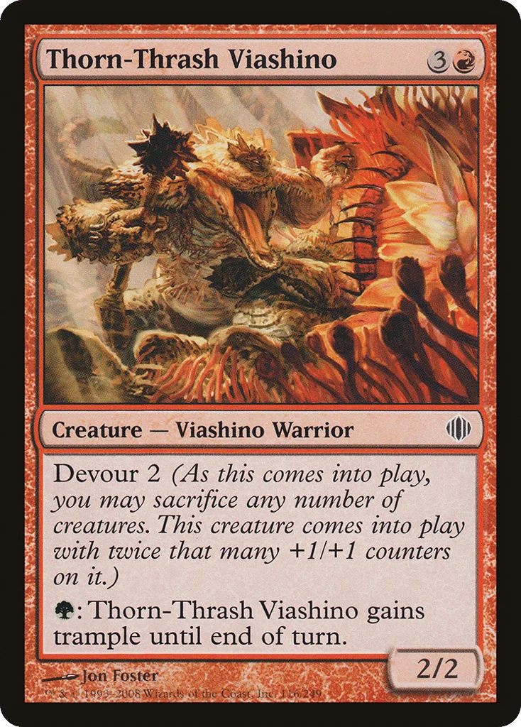 Thorn-Thrash Viashino · Shards of Alara