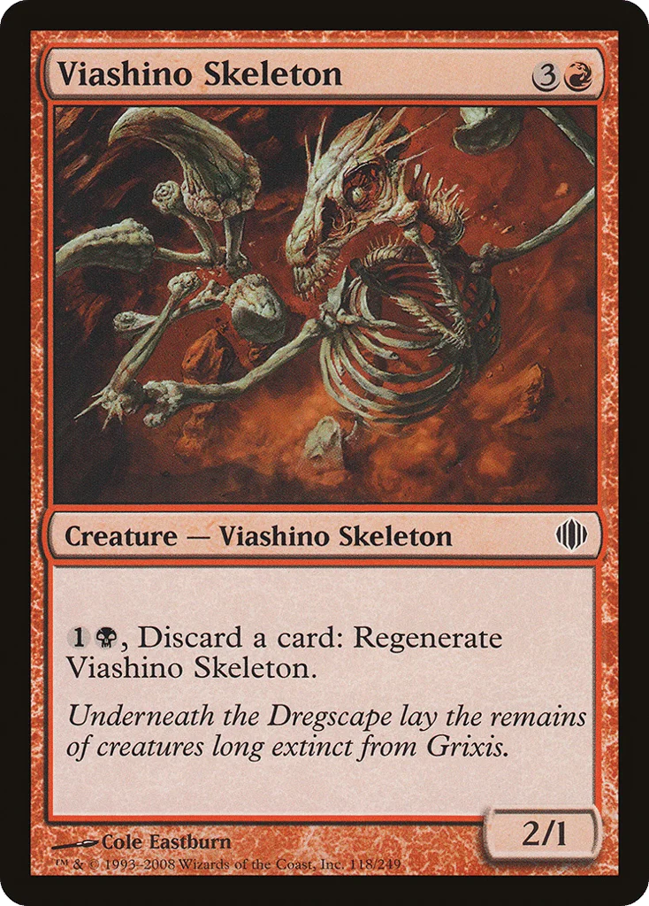 Viashino Skeleton · Shards of Alara