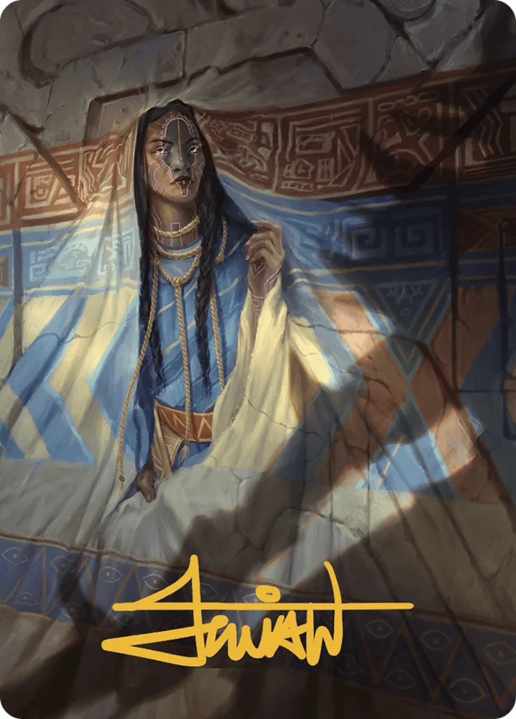 Whispersilk Cloak · The Lost Caverns of Ixalan Art Series
