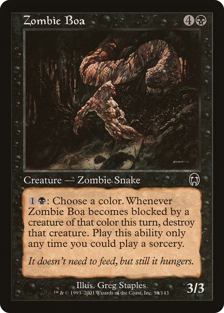 Zombie Boa · Apocalypse