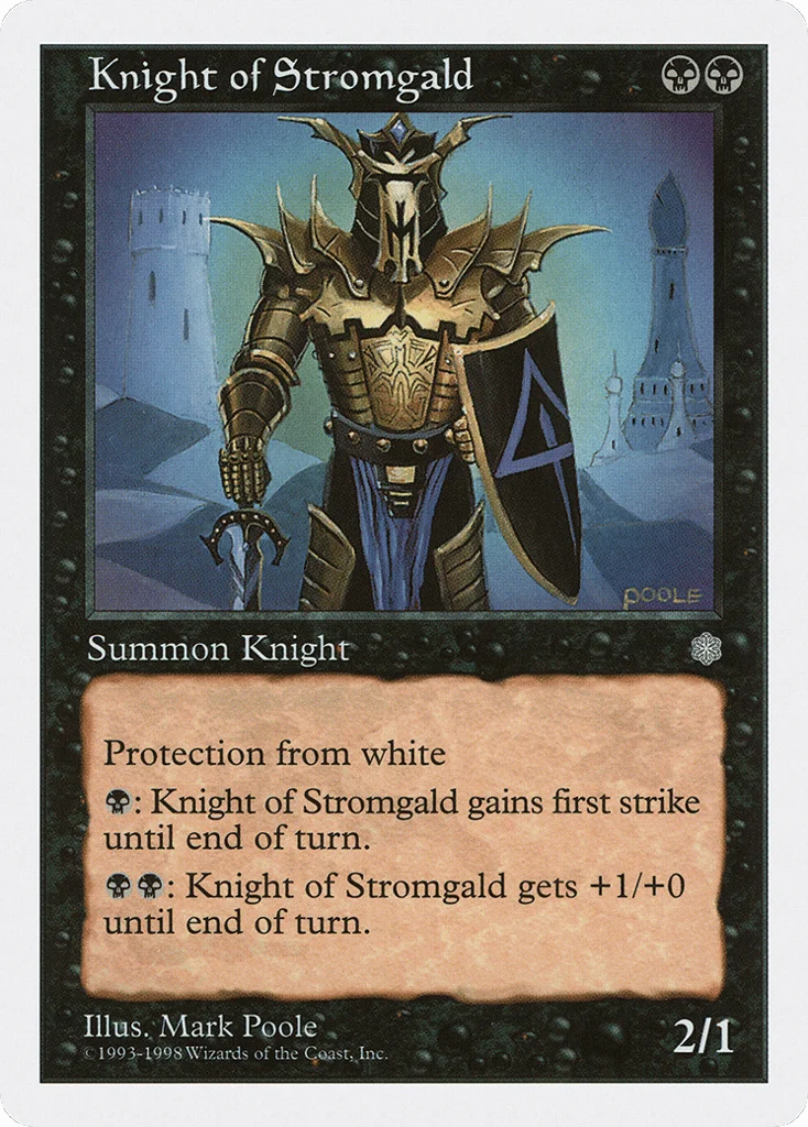 Knight of Stromgald · Anthologies