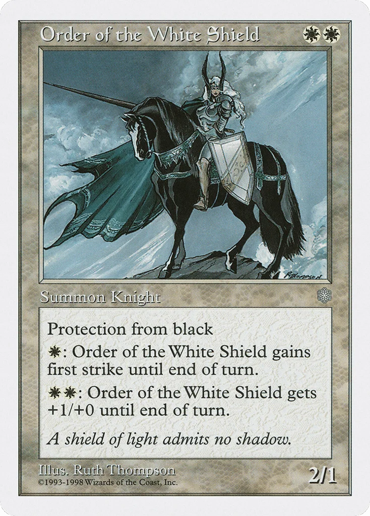 Order of the White Shield · Anthologies