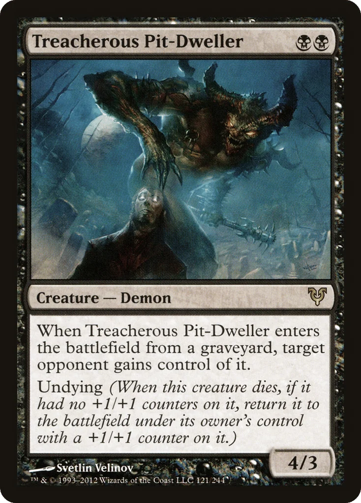 Treacherous Pit-Dweller · Avacyn Restored