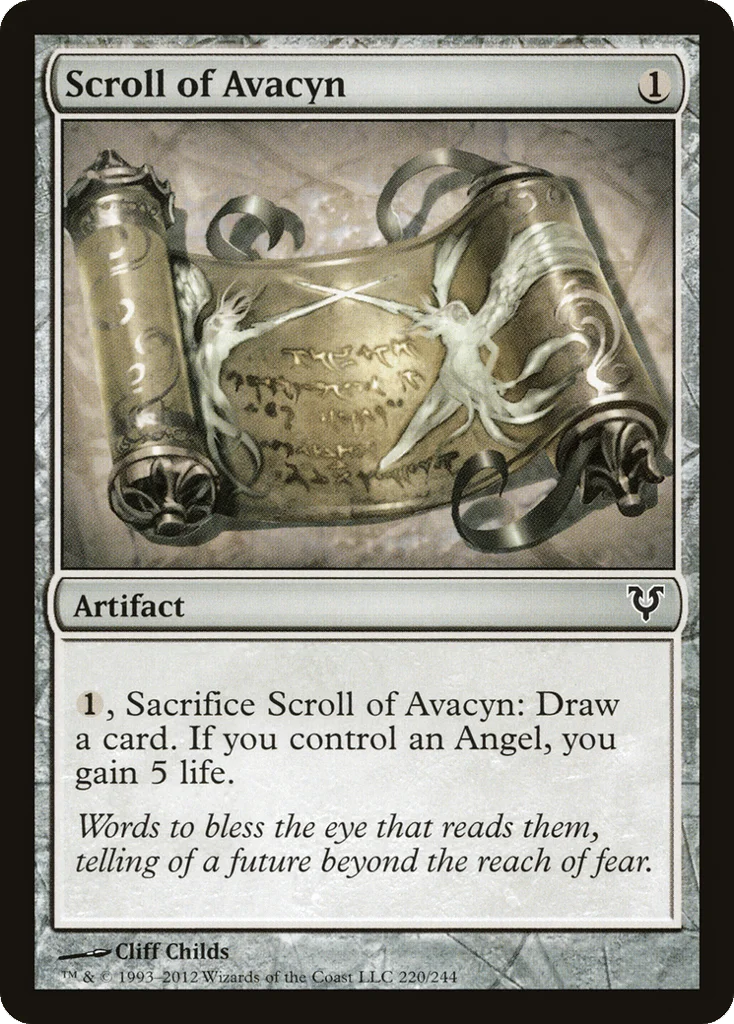Scroll of Avacyn · Avacyn Restored