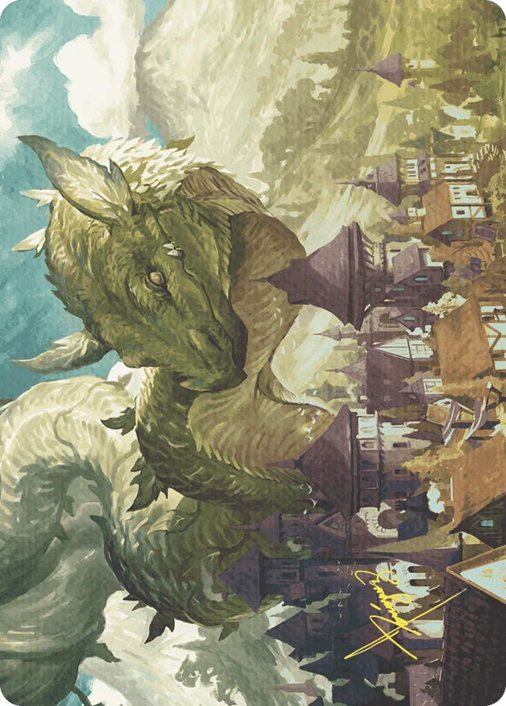 Beanstalk Wurm · Wilds of Eldraine Art Series