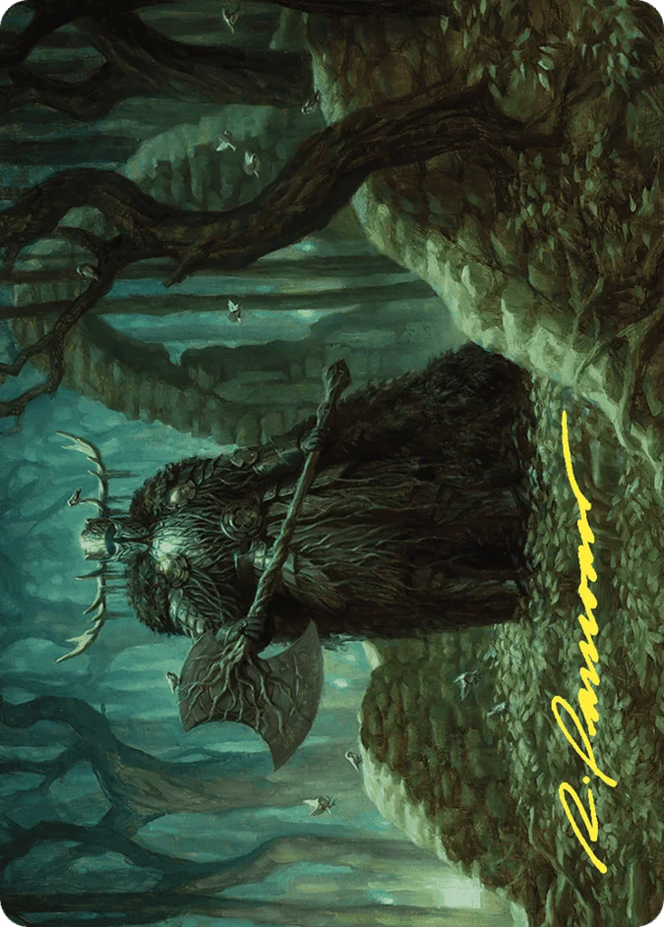 Mosswood Dreadknight · Wilds of Eldraine Art Series