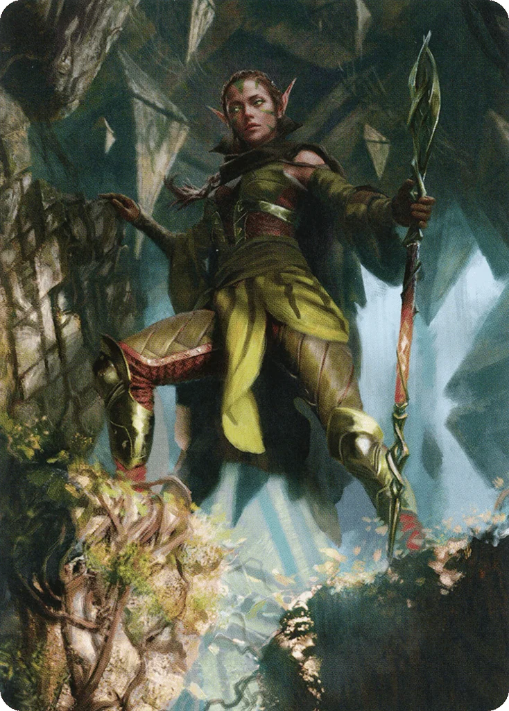 Nissa of Shadowed Boughs · Zendikar Rising Art Series