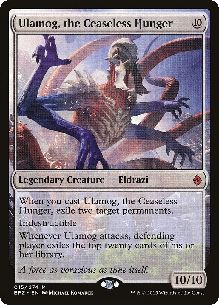 Ulamog, the Ceaseless Hunger · Battle for Zendikar