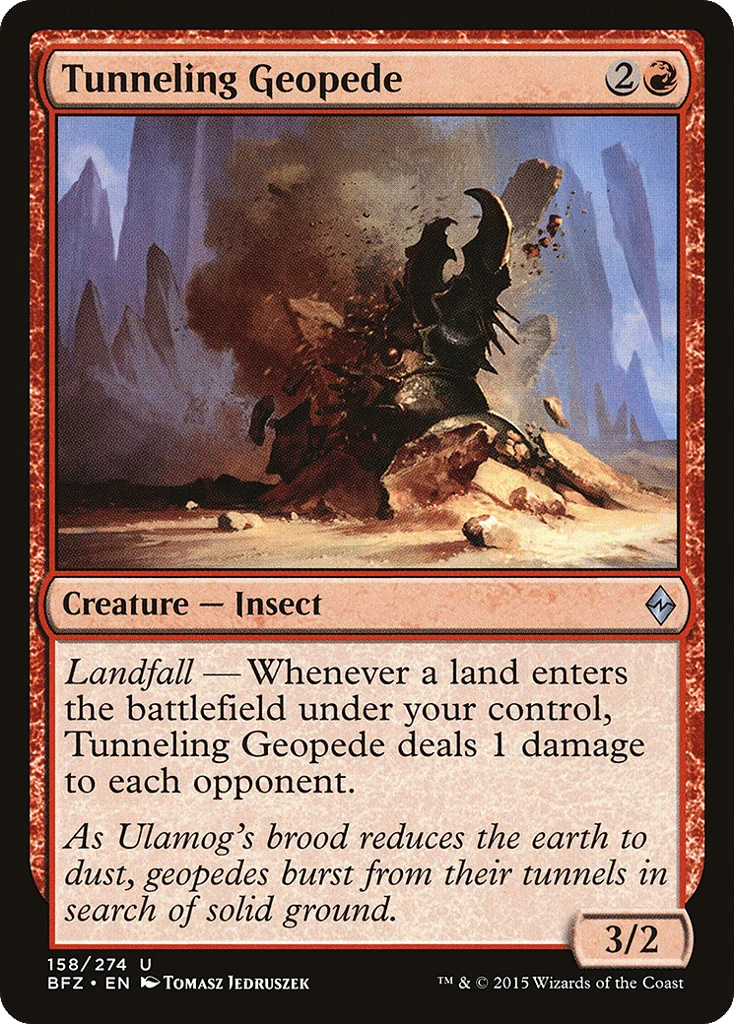 Tunneling Geopede · Battle for Zendikar