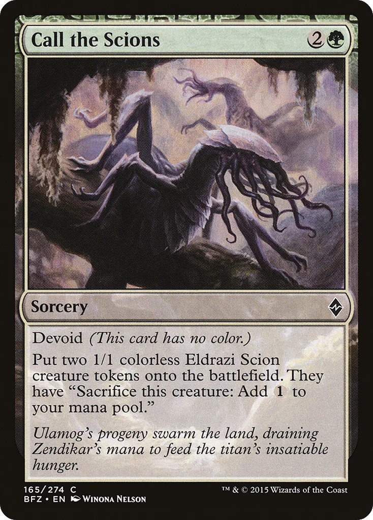 Call the Scions · Battle for Zendikar