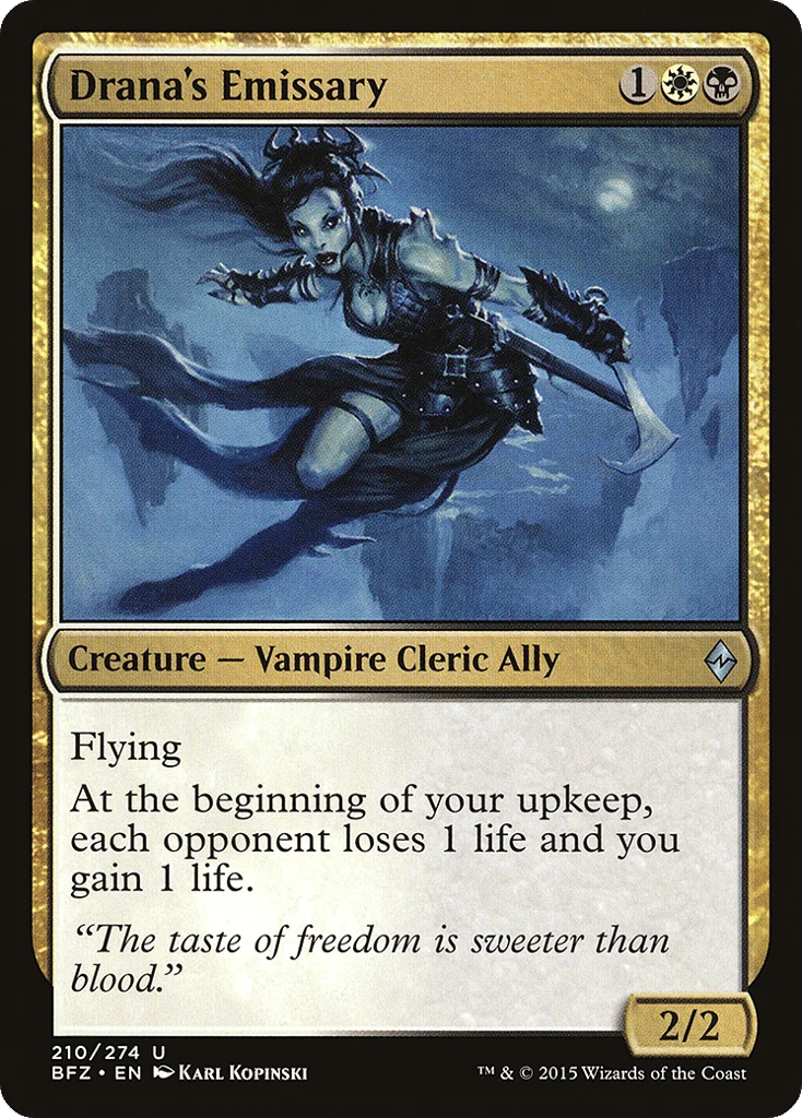 Drana's Emissary · Battle for Zendikar