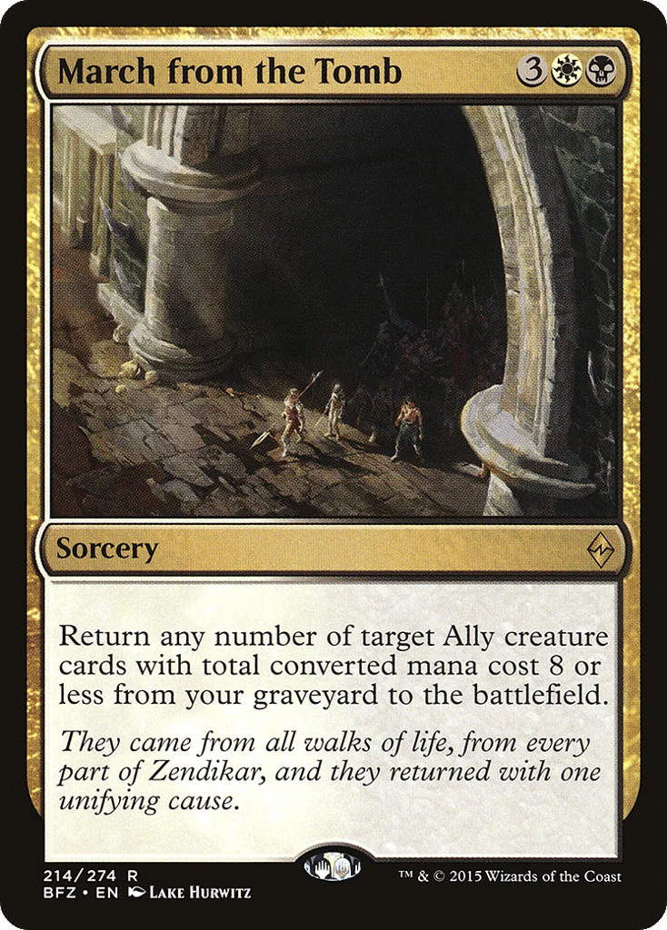 March from the Tomb · Battle for Zendikar