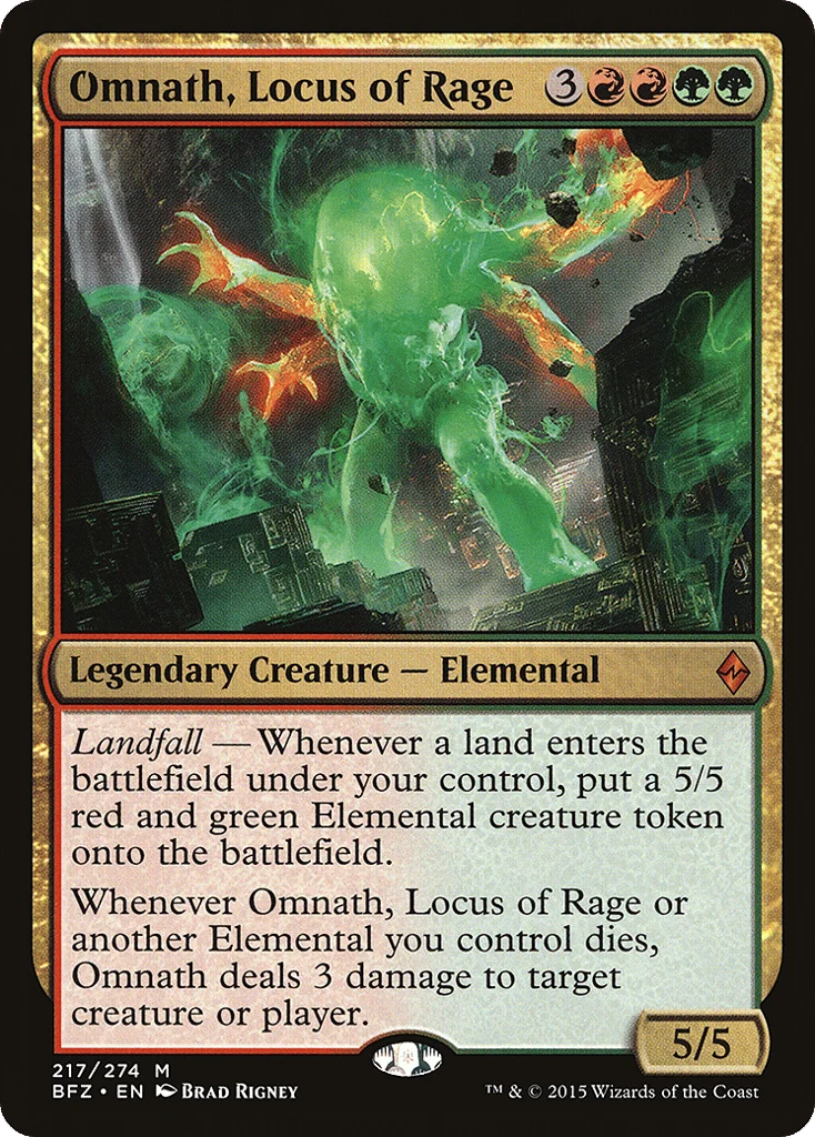 Omnath, Locus of Rage · Battle for Zendikar