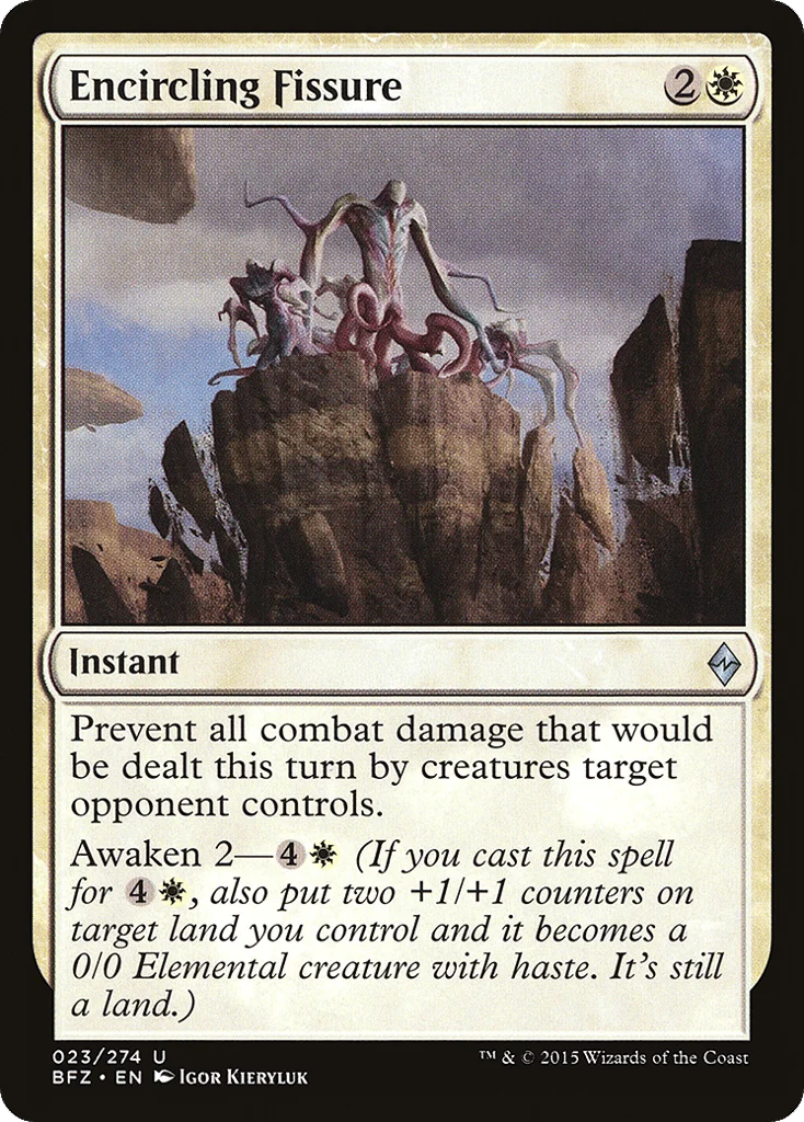 Encircling Fissure · Battle for Zendikar