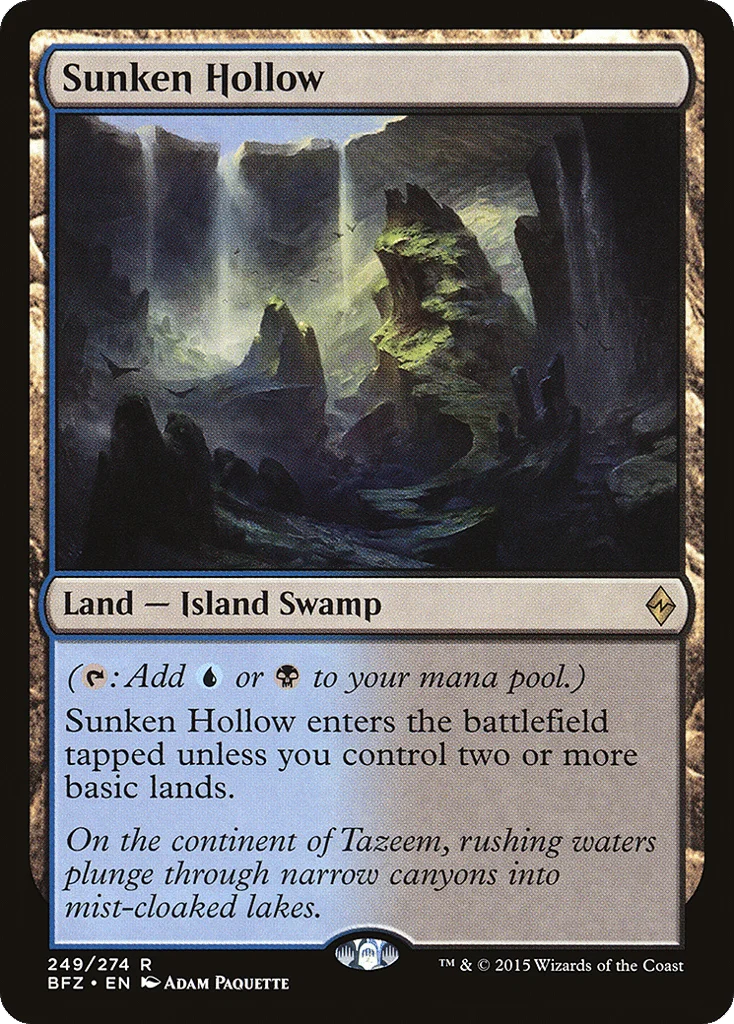 Sunken Hollow · Battle for Zendikar