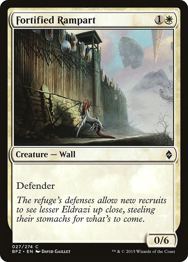 Fortified Rampart · Battle for Zendikar